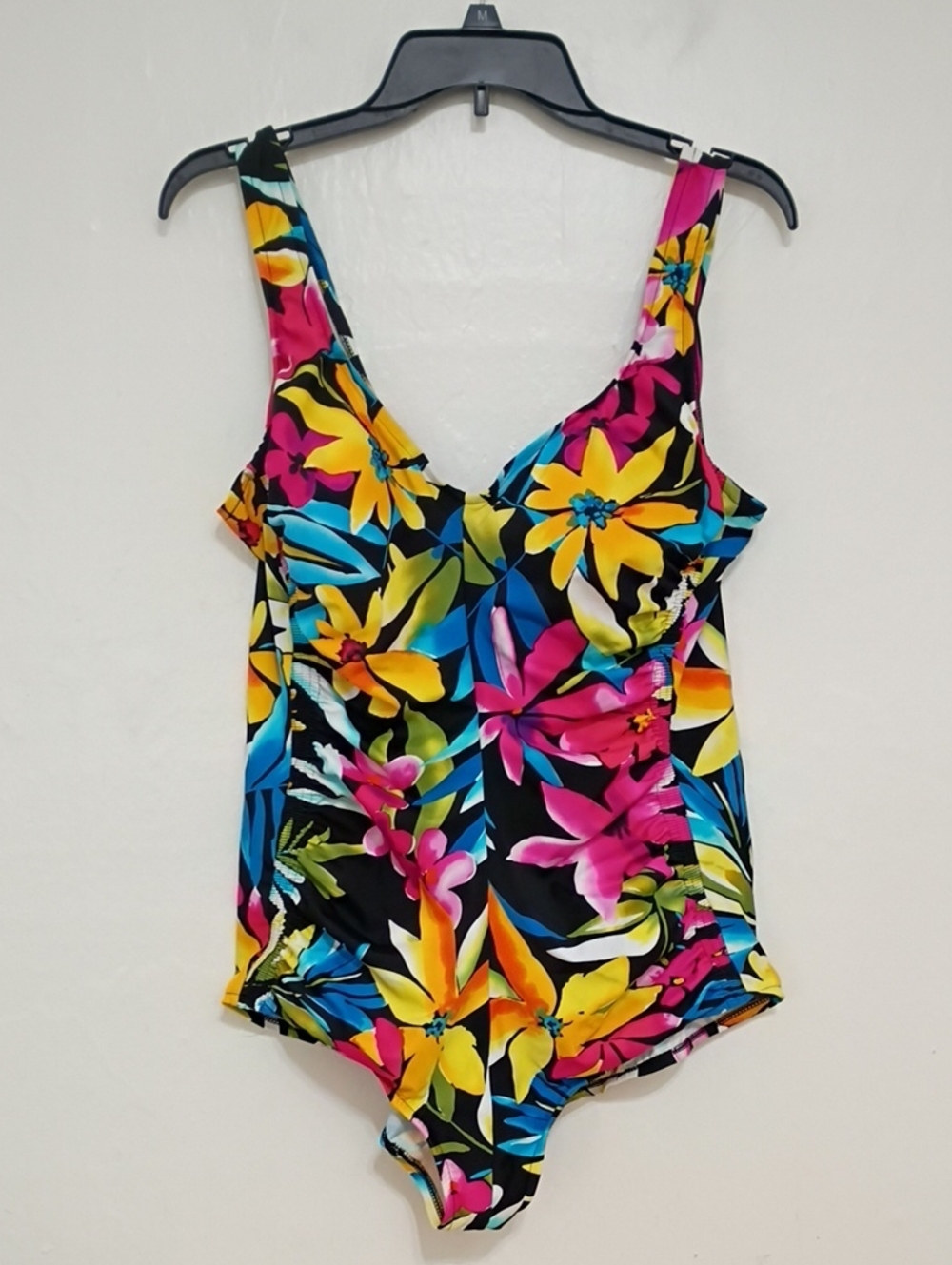 Maxine of Hollywood Vibrant Floral One Piece Swimsuit Size 22w